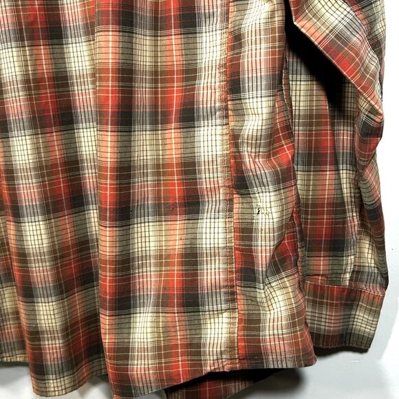 Columbia Titanium Mens L Shirt VENTED Long Sleeve Omni Shield Nylon Fish Orange - Picture 12 of 13